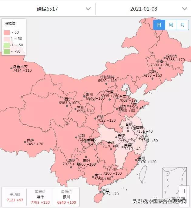 最新硅锰合金6517市场行情及报价动态